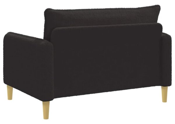 XXL fotelja Crna Bouclé - Crna 110 cm