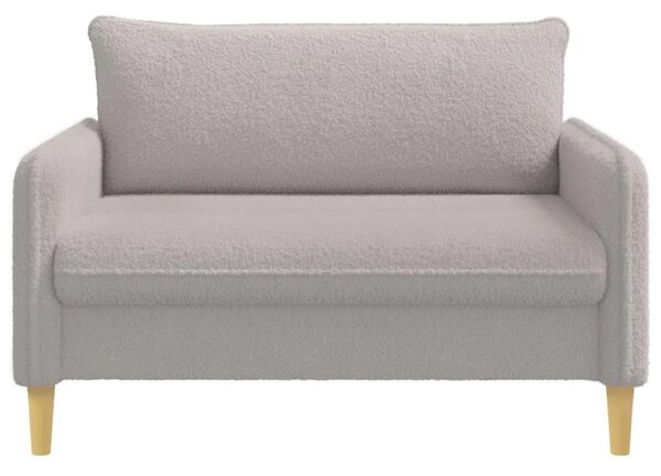 XXL fotelja Svjetlosiva Bouclé - Svjetlosiva 110 cm