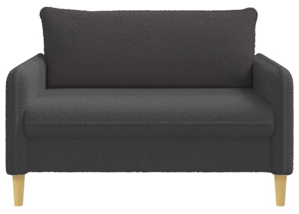 XXL fotelja Tamnosiva Bouclé - Tamnosiva 110 cm