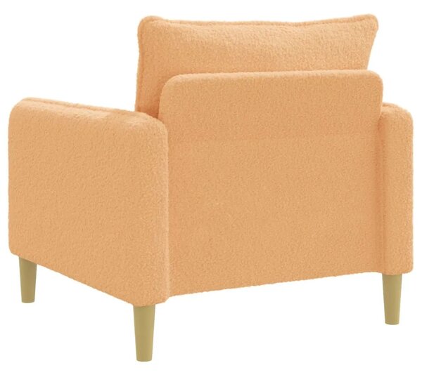 XL fotelja Bež Bouclé - Bež 70 cm