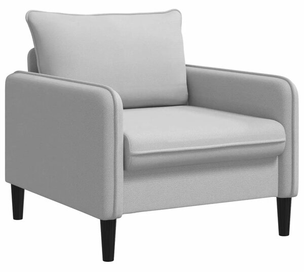 XL naslonjač Svjetlosiva Baršun - Svjetlosiva 70 cm