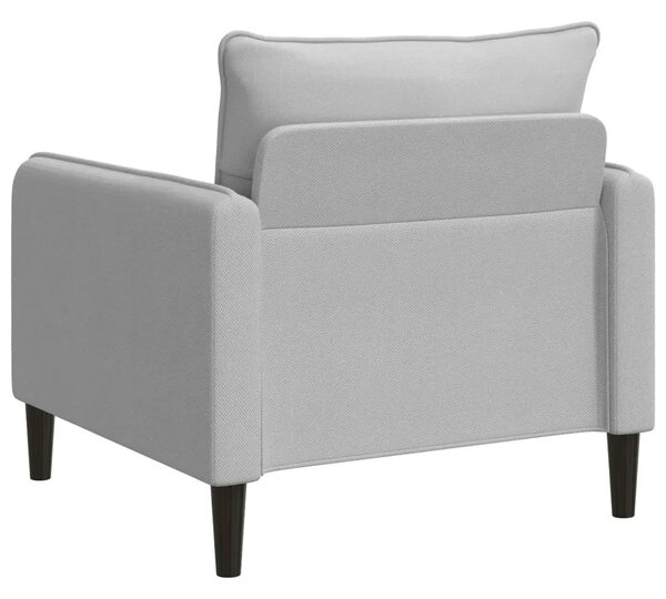 XL naslonjač Svjetlosiva Baršun - Svjetlosiva 70 cm