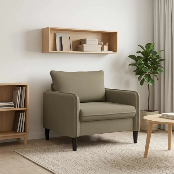 XL fotelja Kaki Baršun - Kaki 70 cm