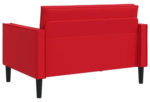 XXL fotelja Crvena Umjetna koža - Crvena 110 cm