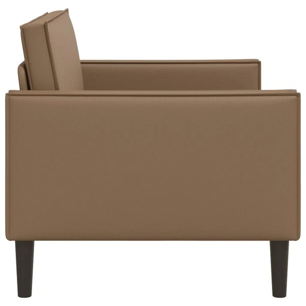 XL fotelja Boja cappuccina Umjetna koža - Boja cappuccina 85 cm