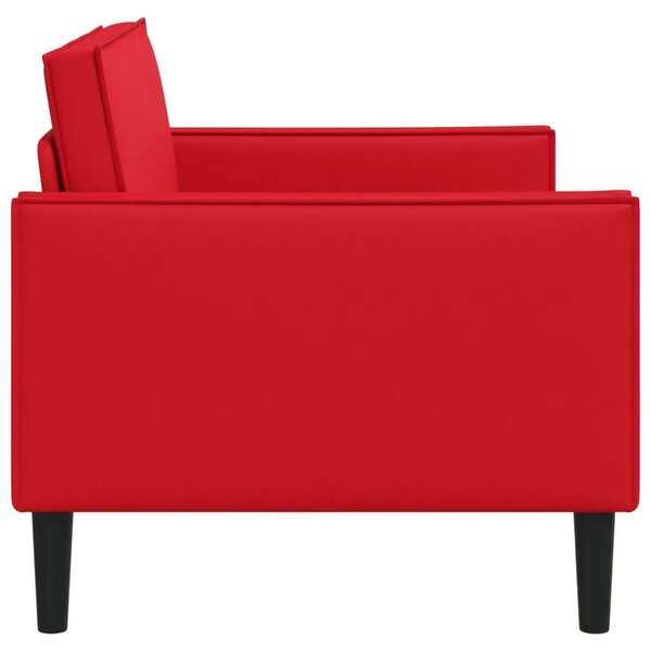XL fotelja Crvena Umjetna koža - Crvena 85 cm