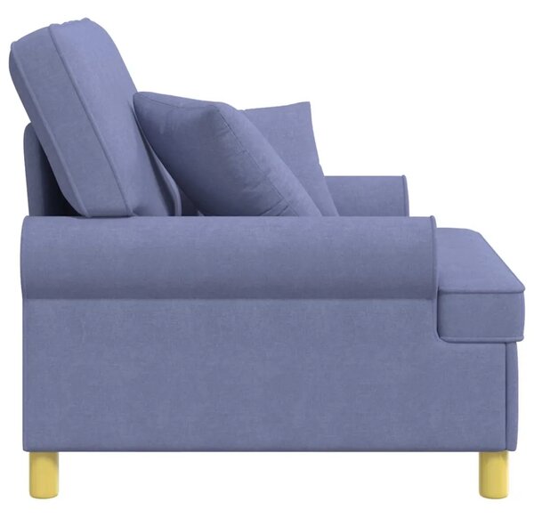 XL fotelja s jastucima Traper plava Tkanina - Trapere plave boje 60 cm