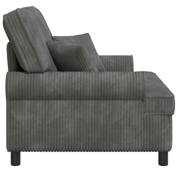 XXL fotelja s jastucima Svjetlosiva Tkanina od 1 5 linija - Svjetlosiva 85 cm