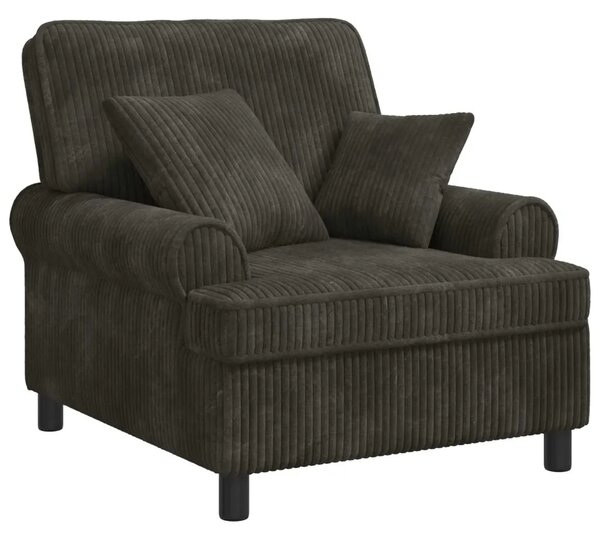 XL fotelja s jastucima Antracit Tkanina od 1 5 linija - Antracit 60 cm