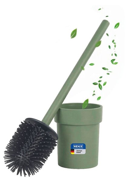 Zelena plastična WC četka s Turbo-loc s postavljanjem bez bušenja Lizan – Wenko