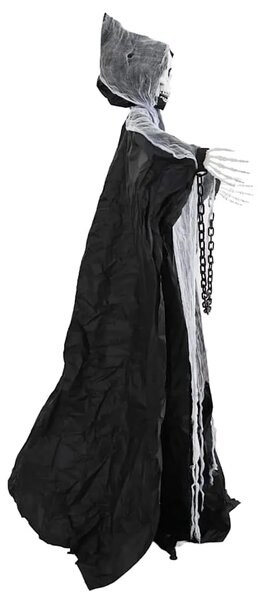 Halloween viseća Grim Reaper figura SPOOKA Crna 112 x 164 cm - s pokretom