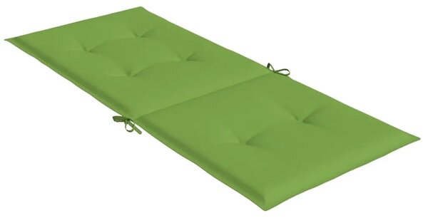 Jastuci za stolice 4 kom prošarano zeleni 120x50x4 cm tkanina - Prošarana zelena 120 x 50 x 4 cm 4