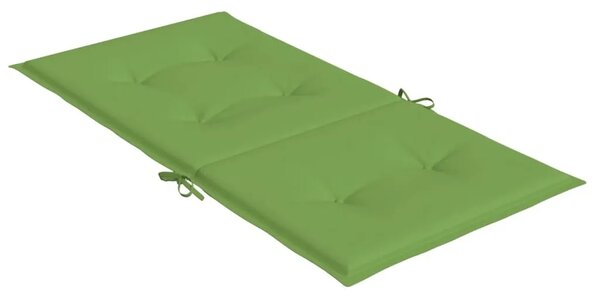 Jastuci za stolice 4 kom prošarano zeleni 100x50x4 cm tkanina - Prošarana zelena 100 x 50 x 4 cm 4
