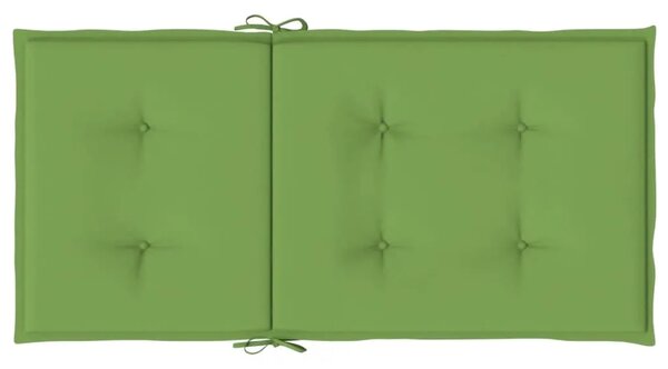 Jastuci za stolice 4 kom prošarano zeleni 100x50x4 cm tkanina - Prošarana zelena 100 x 50 x 4 cm 4