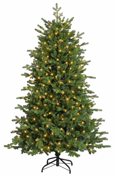 Umjetno božićno drvce s nogom 120 cm 150 LED lampica - 120 cm s LED svjetlima