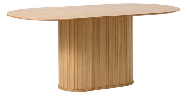 Blagovaonski stol s pločom stola u dekoru hrasta 95x180 cm Nola – Unique Furniture