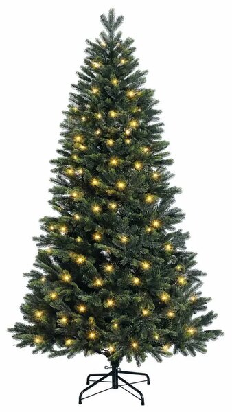 Umjetno božićno drvce s nogom 120 cm 150 LED lampica - 120 cm s LED svjetlima