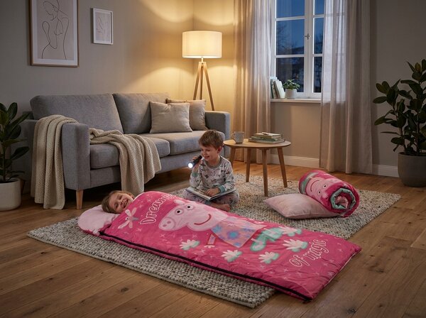 Dječja vreća za spavanje PEPPA PIG 170x70 cm, ružičasta