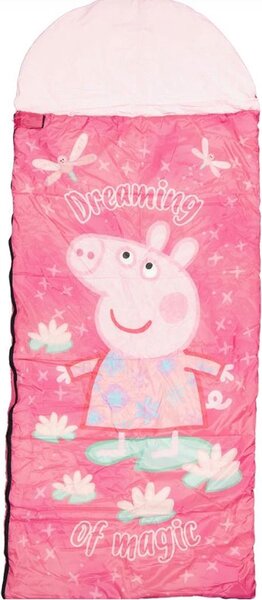 Dječja vreća za spavanje PEPPA PIG 170x70 cm, ružičasta