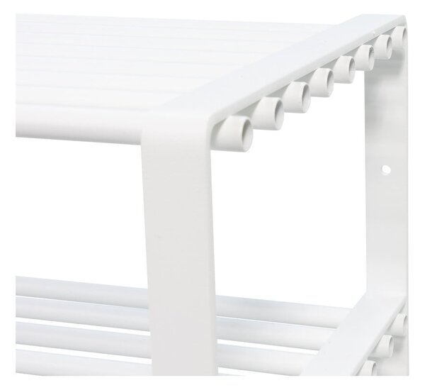 Bijeli metalni ormarić za cipele 70x49x29 cm Rex – Spinder Design