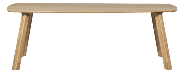 Blagovaonski stol od punog hrasta 100x220 cm Tablo – WOOOD