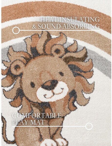 Krem dječji tepih 160x230 cm Roar like a Lion Rainbow Party – Villeroy&Boch
