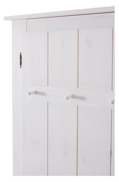 Bijeli ormar od masivnog bora s ogledalom 120x170 cm Bertram – Støraa