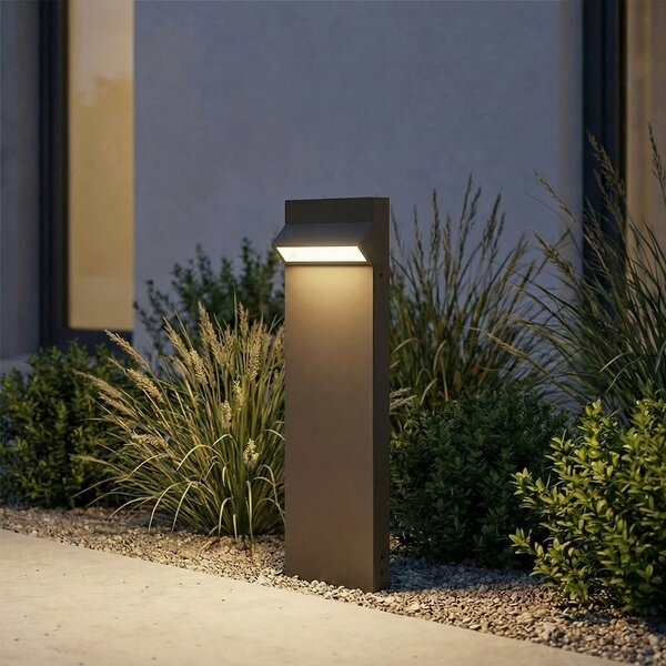 Arcchio Vonar LED svjetiljka za stazu, visina 50 cm, antracit, Sivo, Aluminij