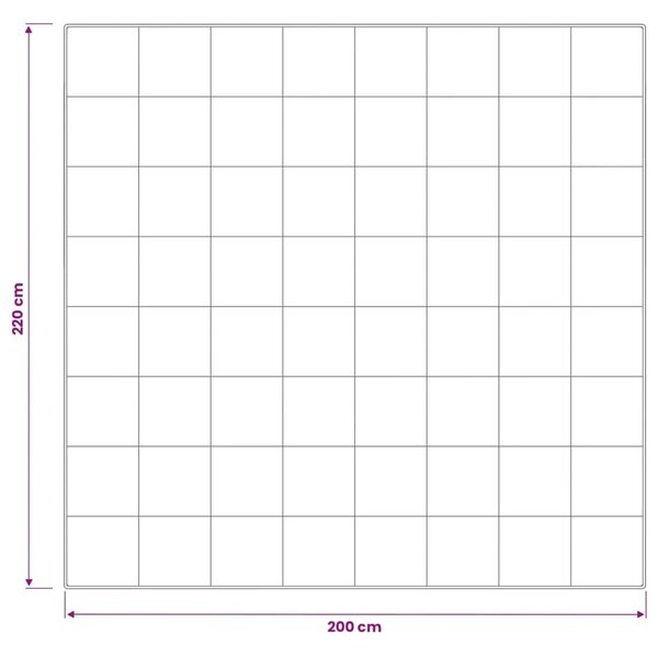 Set jastuka i popluna 3 kom. 200x220 cm Ljeto 200 GSM Vuna - 200 x 220 cm 50 x 50 cm