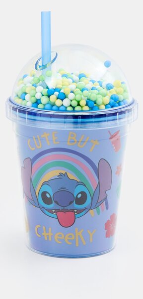 Sinsay - Šalica s poklopcem i slamkom Stitch