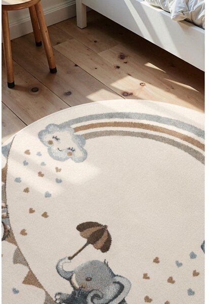 Krem dječji tepih ø160 cm Walk like an Elephant Rainbow – Villeroy&Boch
