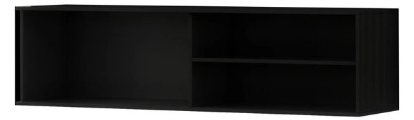 Akcija Viseći TV ormarić MEORATI 150x40 cm, crna/hrast artisan II. kvaliteta