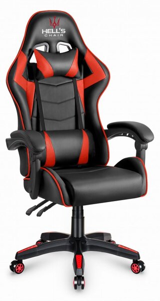 Gaming stolica HC-1007 crna s crvenim detaljem