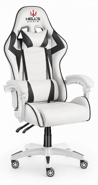 Gaming stolica HC-1007 bijela s crnim detaljima