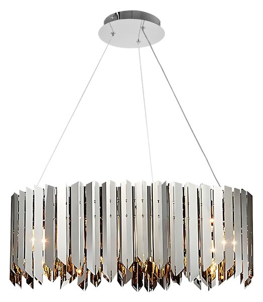 Stropna svjetiljka sa staklenom kuglom APP1763-8CP metal CHROME