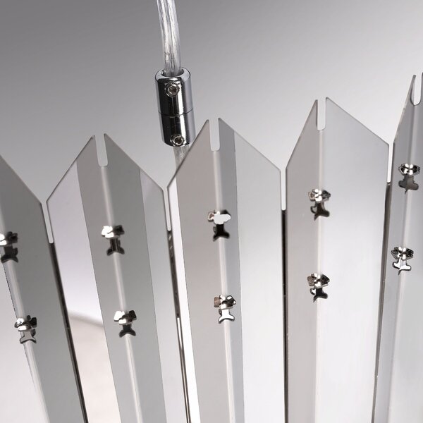 Stropna svjetiljka sa staklenom kuglom APP1763-8CP metal CHROME