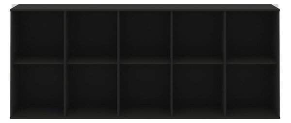 Crni modularni sustav polica 169x69 cm Mistral Kubus - Hammel Furniture