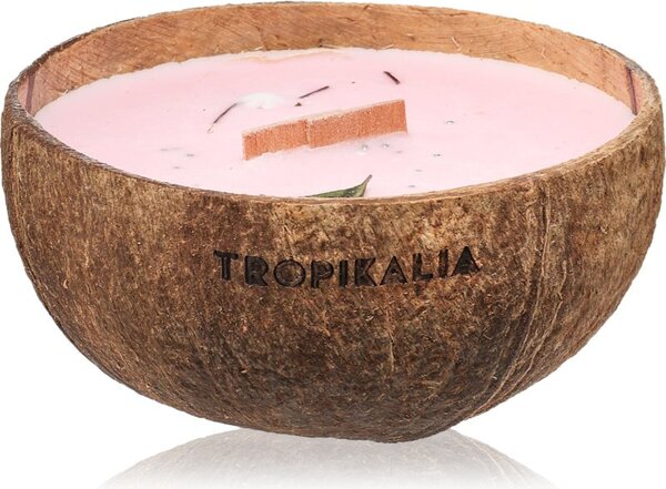 Tropicandle Frozen Cranberry mirisna svijeća s drvenim fitiljem 350 ml
