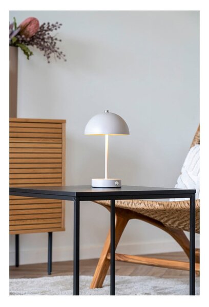 Krem LED stolna lampa (visina 25 cm) Holt – House Nordic
