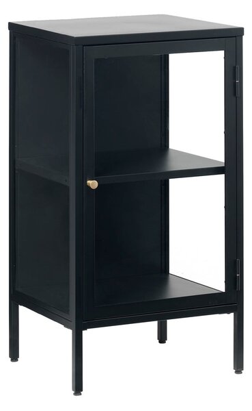 Crna metalna vitrina 45x85 cm Carmel – Unique Furniture