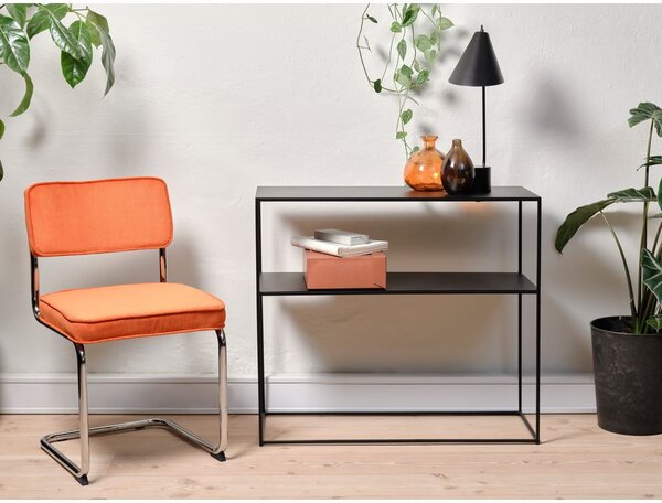 Narančasta blagovaonska stolica od samta Rupert – Unique Furniture