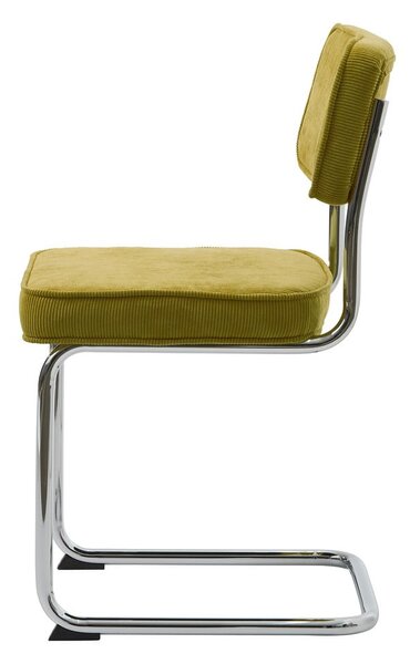 Zelena blagovaonska stolica od samta Rupert – Unique Furniture