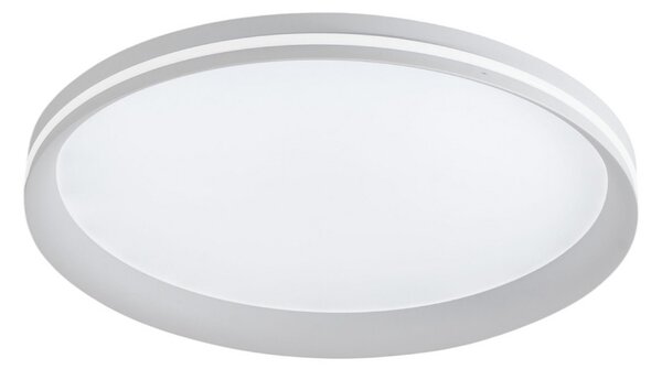 Fabas Luce LED stropna svjetiljka Isy, bijela, Ø 45 cm, metalna, CCT, prigušljiva, prigušiva, Bijela, Dnevni boravak/blagovaonica, Metal