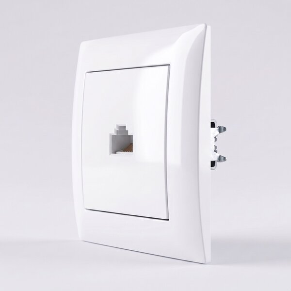 RJ45 Utičnica OSTE JNH010-S WHITE