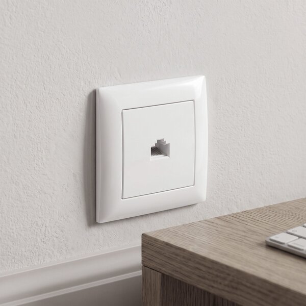 RJ45 Utičnica OSTE JNH010-S WHITE