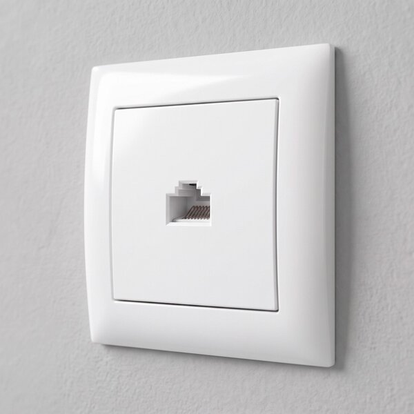RJ45 Utičnica OSTE JNH010-S WHITE