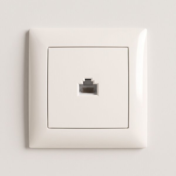 RJ45 Utičnica s Okvirom OSTE JNH010-S BEIGE