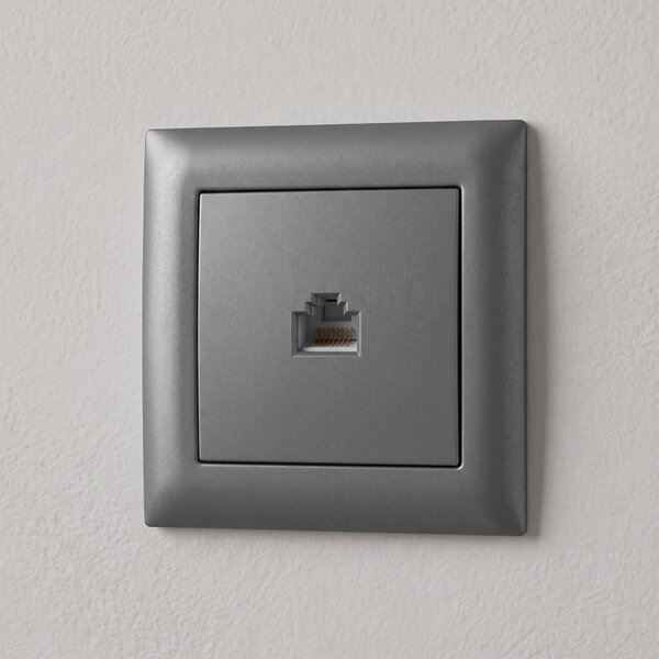 RJ45 Utičnica OSTE JNH010-S GREY