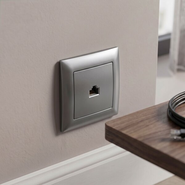 RJ45 Utičnica OSTE JNH010-S GREY