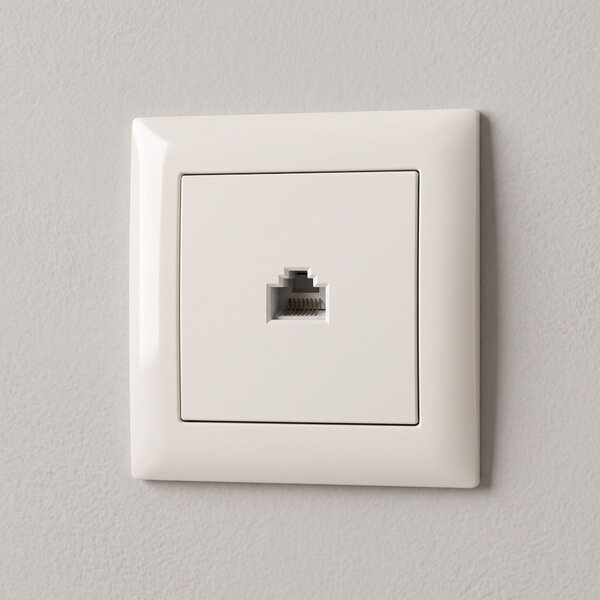 RJ45 Utičnica s Okvirom OSTE JNH010-S BEIGE
